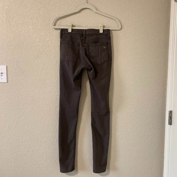 Rag & Bone The Legging Skinny Jeans Elephant 25 - Picture 4 of 7